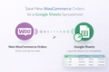 Save new WooCommerce orders to a Google Sheets spreadsheet