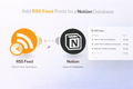 Add RSS feed posts to a Notion database